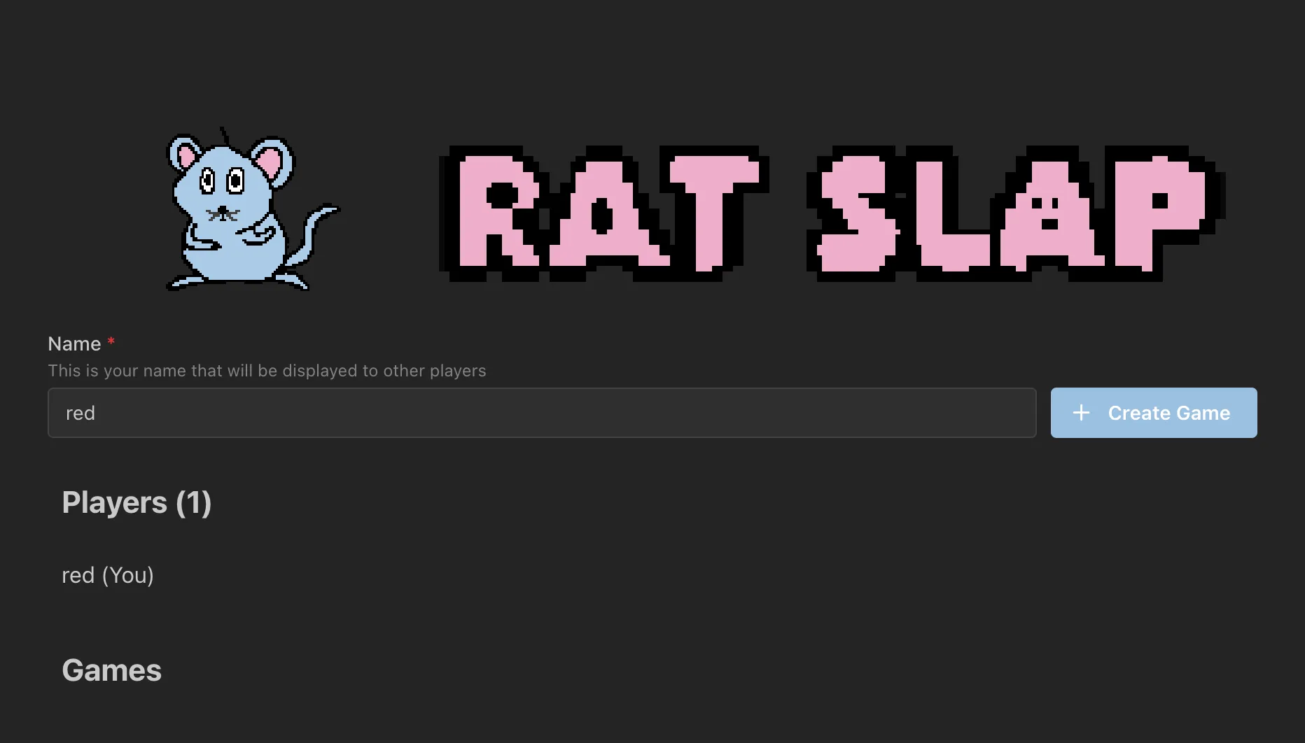 Old Egyptian Rat Slap game lobby interface