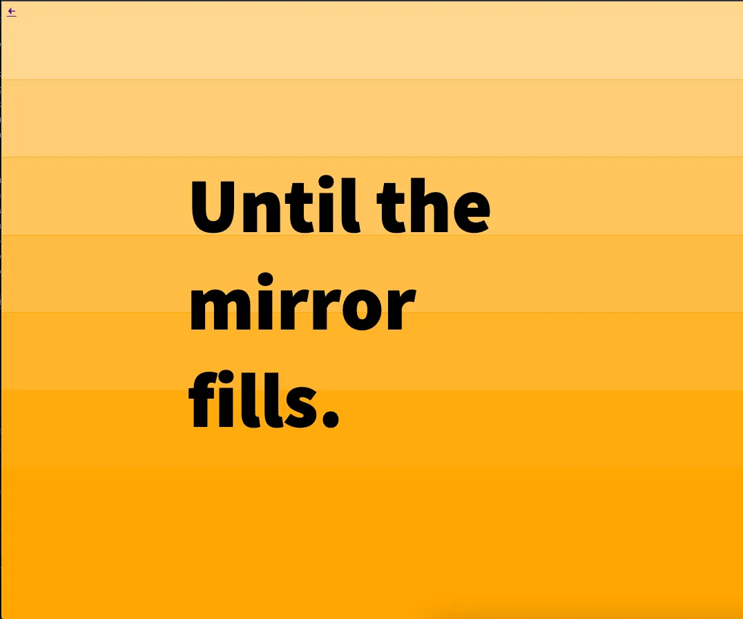 Screenshot or preview of project: Hyper Text Narrative